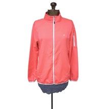 Champion Jacket Womens Small Coral Full Zip Windbreaker Athletic Performance - £16.34 GBP