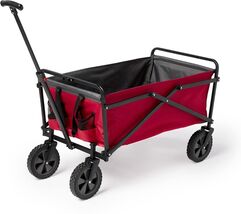 Utility Cart 3.6 ft³ Polyester Fabric, Red - Seina SUW-300 Road Warrior - $49.49