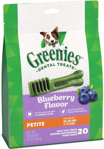 GREENIES Petite Dental Dog Treats Blueberry: Vet-Recommended Dental Chews for Sm - £27.41 GBP+