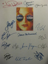 Almost Famous Signed Film Movie Script Screenplay Autograph X15 Kate Hudson Bill - £15.84 GBP