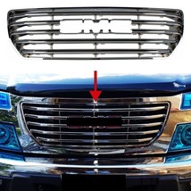 For 2004-2012 GMC Canyon Chrome Grille Grill Overlay Trim Insert 1 PieceInsta... - $51.99