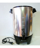 Toastmaster Coffee Urn 30 Cup Model TU30 Coffee Pot  Vintage Stainless S... - £30.32 GBP