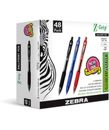 Z-Grip Retractable Ballpoint Pen, Medium Point, 1.0Mm, Assorted Business... - £20.95 GBP