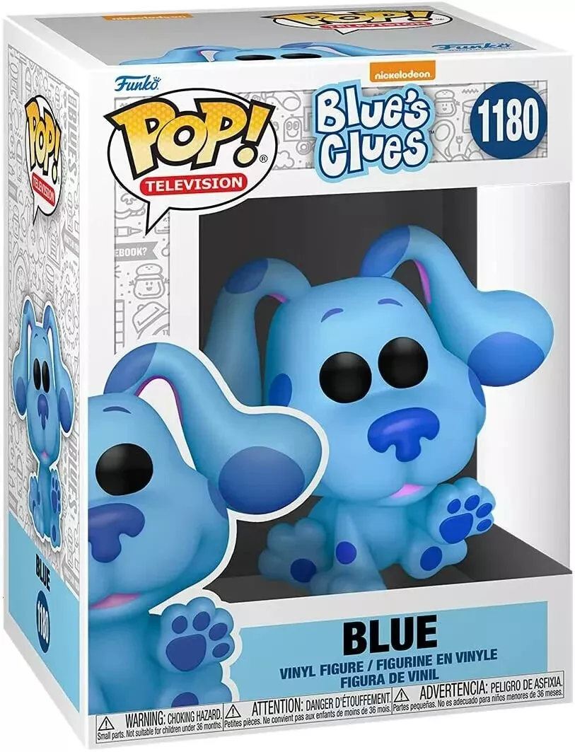 Funko Pop! Television Nickolodeon Blue&#39;s Clues Blue #1180 - $241.80 MXN