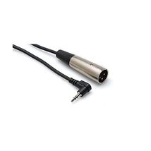 HosaTech XVM-110M 10ft Right Angle 3.5mm TRS to XLR3M Microphone Cable  - $24.00