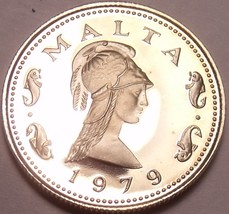 Rare Proof Malta 1979 2 Cents~Penthesilea~Queen Of The Amazons - £9.10 GBP