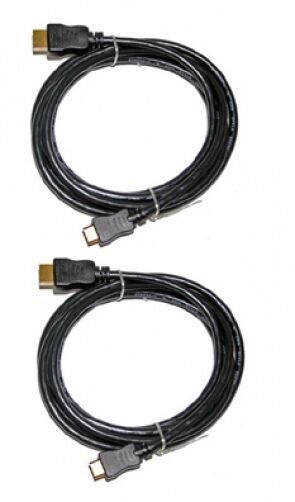 Primary image for TWO 2x HDMI Cables for Nikon D5300, D5500, D3300, P7800, Digital Cameras