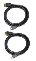 TWO 2x HDMI Cables for Nikon D5300, D5500, D3300, P7800, Digital Cameras - £9.23 GBP