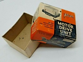 Vtg Atlas Motor Drive Unit Shanty Original Empty Box Only HO Turntable T... - $275.59 MXN