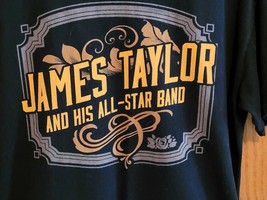 James Taylor and His All Star Band 2014 Concert Tour Adult Sz L Large T-Shirt - $21.73