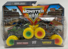 Monster Jam - Grave Digger Vs. Max D Die-Cast Monster Trucks - Scale 1:64 - £20.69 GBP