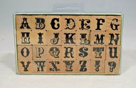 Marah Johnson Hampton Art Alphabet Rubber Stamp Set Limited Edition New - £25.25 GBP