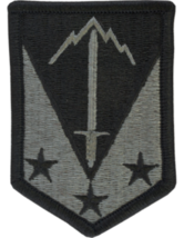 ACU PATCH - 3rd MANEUVER ENHANCEMENT BRIGADE WITH HOOK &amp; LOOP NEW :KY23-10 - £3.10 GBP
