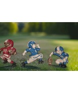 Lot 3- Vintage 1978 HOMCO FOOTBALL Players Metal Wall Hanger Plaques USA... - $463.64 MXN