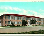Vtg Postcard - Junior High School - Plainview TX Texas - Unposted - $5.31