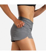 Brooks Women&#39;s Chaser 3&quot; Shorts Steel Gray Running Athletic Shorts Size ... - $726.02 MXN