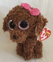 Ty Beanie Boos Boo&#39;s MADDIE the 6&quot; Poodle Dog 2014 NEW ~ Claires Exclusi... - $9.99