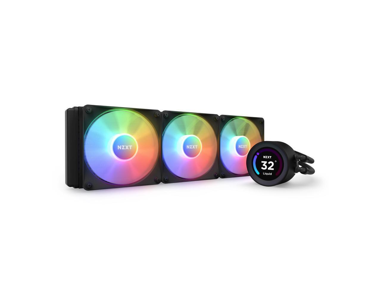 NZXT Kraken Elite RGB 360mm - RL-KR36E-B1  RGB AIO CPU Liquid Cooler  Customiz