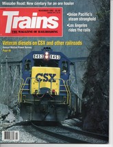 Trains Magazine the Magazine of Railroading November 1992 - £6.24 GBP