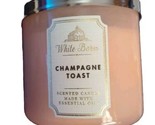 White Barn Bath &amp; Body Works Champagne Toast 3 Wick Candle 14.5oz - $16.10