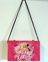 Mean Girls On Broadway Handmade Decoupage RETRO Vintage WOOD HANDBAG Poc... - $59.99