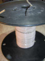 35 ft 12AWG THHN/THWN-2 Solid Copper Gas Oil Resist VW-1 White Vinylon C... - $47.69