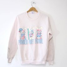 Vintage Powder Puff Patrol Bunny Ski Sweatshirt Large - £23.86 GBP