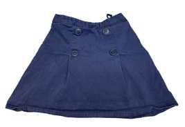 Girls Navy Pleated School Uniform Skirt Skort Size 12 Childrens Place - £11.50 GBP
