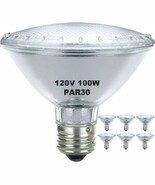 6 Pack PAR30 Short Neck Flood Light 100W 100 Watt with E26 Base - $24.99