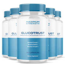(5 Pack) Glucotrust, Glucotrust Blood Sugar Support Supplement (300 Capsules) - £69.06 GBP