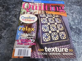 Love of Quilting january February 2005 Magazine Crazy for Flannel - $2.99