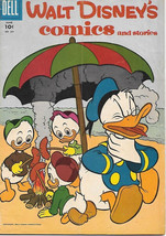 Walt Disney&#39;s Comics and Stories Comic Book #201, Dell Comics 1957 VERY ... - $12.59