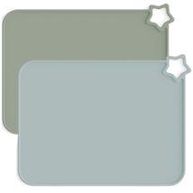 Kid-Friendly Non-Slip Silicone Placemats - Eco-Friendly &amp; Dishwasher Safe - $24.70