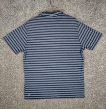 Puma Shirt Men XL Blue Striped Golf Polo Short Sleeve Athletic Sport Ath... - $11.99