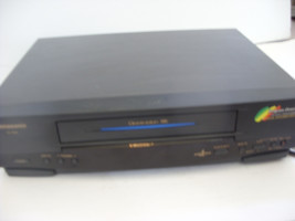 Panasonic VCR Blue Line Omnivision VHS Player Recorder No Remote TESTED PV 4601 - £36.95 GBP