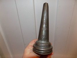 Vintage Mobil Gargoyle Arctic Oil Bottle Metal Embossed Spout - $123.75