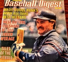 Baseball Digest Boston Red Sox Wade Boggs May 1992 Issue 98 Page Sports Magazine - £8.95 GBP