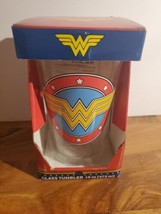 Wonder Woman Pint Glass 16 Oz Tumbler DC Comics WB - $19.79