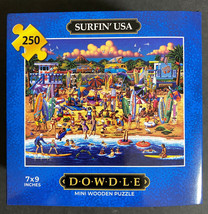 Dowdle Mini Wooden Puzzles - Surfin&#39; USA - 250 pieces, Brand New - £10.35 GBP