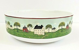 Warren Kimble Brandon House Country Life Serving Bowl 9 1/2&quot; x 3 1/2&quot; - £16.78 GBP