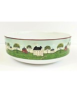 Warren Kimble Brandon House Country Life Serving Bowl 9 1/2&quot; x 3 1/2&quot; - £16.86 GBP