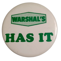 Vtg Warshal&#39;s Has It Sporting Goods Seattle WA Advertising Pinback Butto... - £13.97 GBP