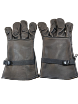 Gloves Black Leather Size 6, Very Nice Condition. Made in Pakistan. - £15.66 GBP