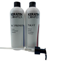 Keratin Complex KC Primer Pre Treatment Shampoo &amp; Natural Keratin Smooth... - $214.99