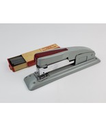 Vintage Swingline 400 Stapler Gray w/ Red press down Includes some stapl... - £14.92 GBP