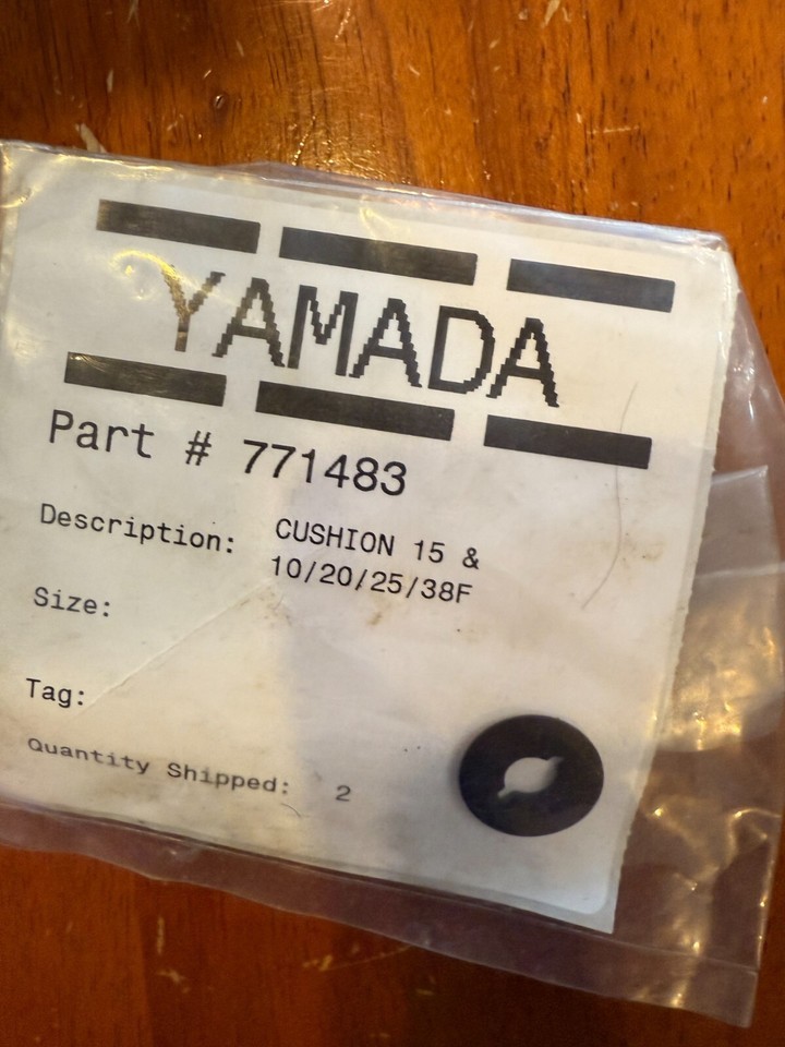 NEW OEM LOT of 3 Yamada Double Air Diaphragm Pump Black Cushion 15 # 771... - $18.99