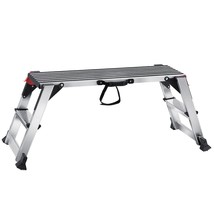 VEVOR Folding Work Platform, 660 lbs Load Capacity, Aluminum Drywall Stool Ladde - £117.47 GBP