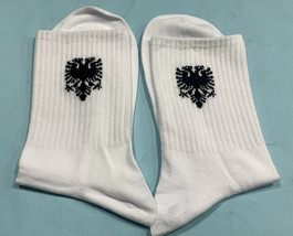 Albania National Celebration Flag Socks Europe - $10.00