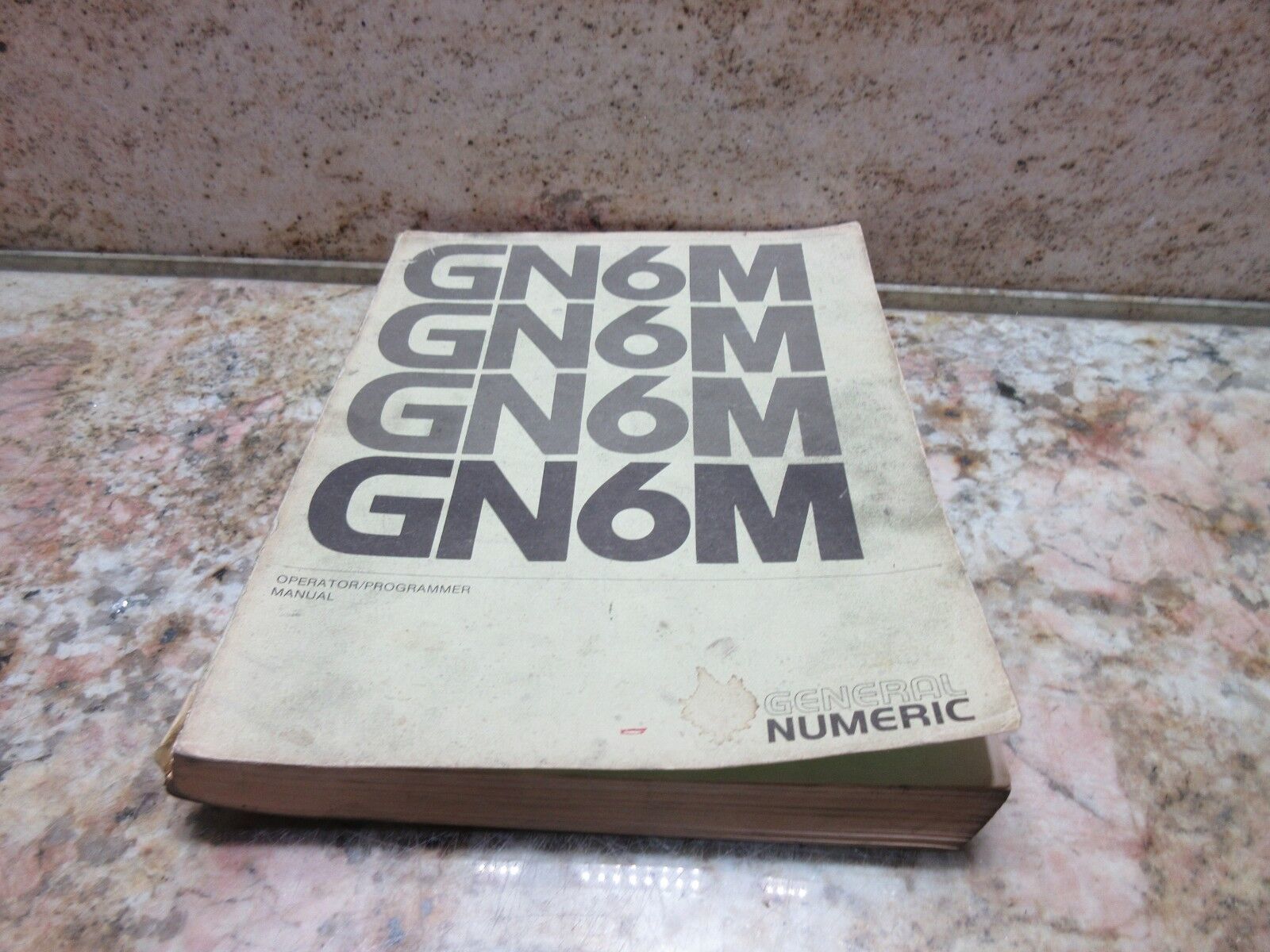 Generale Numerico GN6M Operatore Programmatore Manuale Gn 6M Burke CNC3M... - $48.25