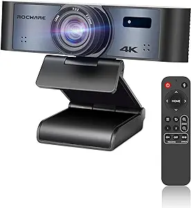 4K Webcam With Remote, Rc16 Computer Camera With Microphone,1080P 60Fps ... - $203.99